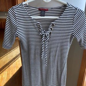 blouse, stripped, size extra small